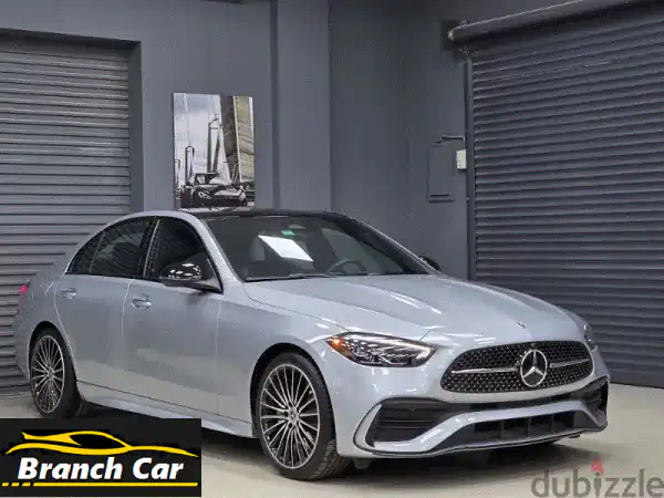 مرسيدس C300 2024 كأنها جديدة! (1000 كم فقط) | تمويل 10...