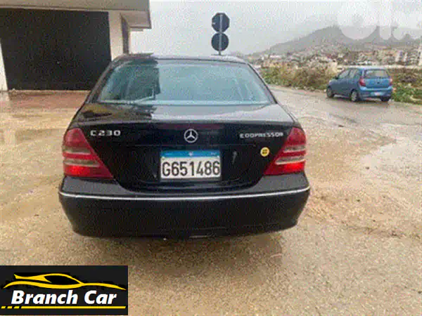 فرصة لا تعوض! مرسيدس C230 كمبريسور 2004 سوداء | حالة ممتازة وسعر مغرٍ