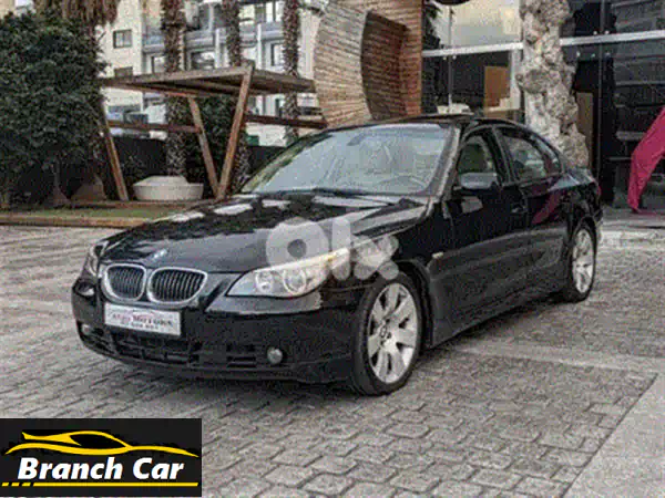 BMW 523i 2007 للبيع: أناقة ألمانية، صيانة كاملة، وجاهزة للانطلاق!