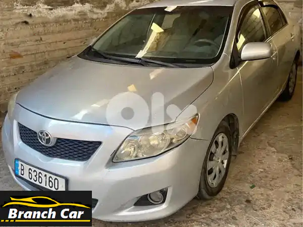 تويوتا كورولا 2009 بحالة المصنع: محرك وجير وميكانيك...