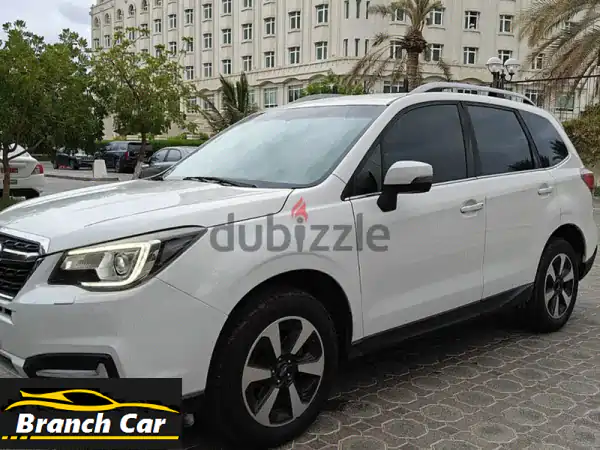 للبيع: سوبارو فورستر 2018 بيضاء - SUV عائلية 2.5L أوتوماتيك...