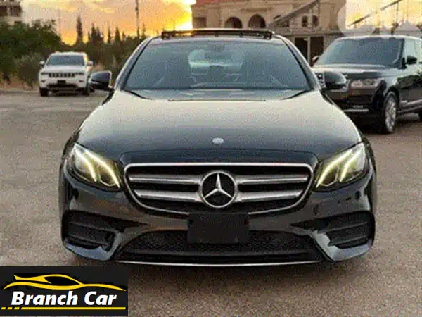 مرسيدس E300 2018 | الفخامة السوداء بمواصفات حصرية - نظافة كارفاكس وضمان الأداء!