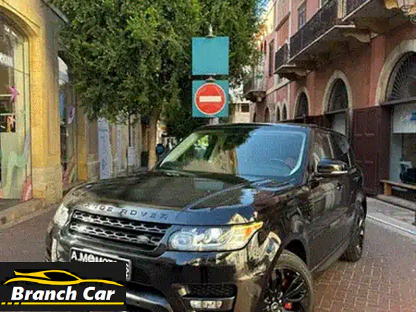 Range Rover Sport 2016 HSE Black: فخامة مالك واحد، صيانة توتل، نظافة استثنائية!