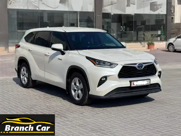 للبيع: تويوتا هايلاندر هايبرد 2021 بيضاء | 7 مقاعد |...