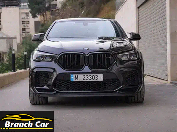 BMW X6 M Competition 2022: أسود ملكي بداخلية ألكانتارا أصفر...