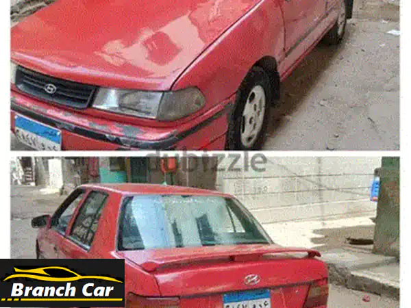 فرصة ذهبية! هيونداي إكسيل 1997 للبيع بالمحلة | رخصة سنتين و٨ شهور | ماتور 1500cc