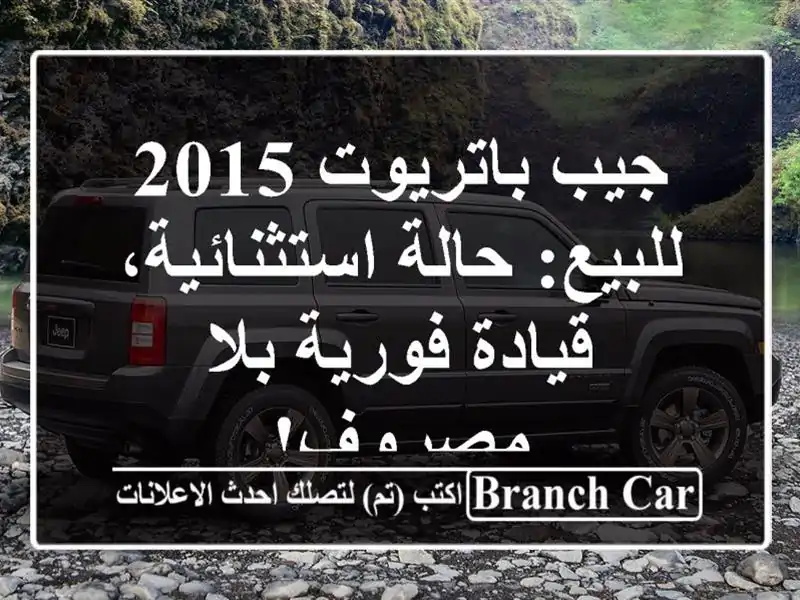 جيب باتريوت 2015 للبيع: حالة استثنائية، قيادة فورية...