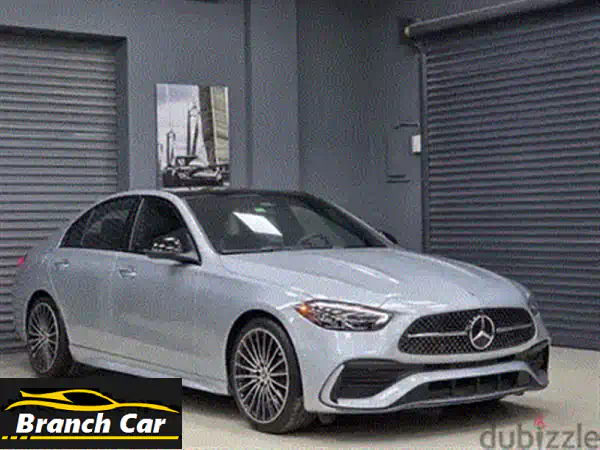 استمتع بالفخامة المطلقة: مرسيدس C300 2023 كالجديدة (1400 كم) | مواصفات كاملة | تمويل ميسر