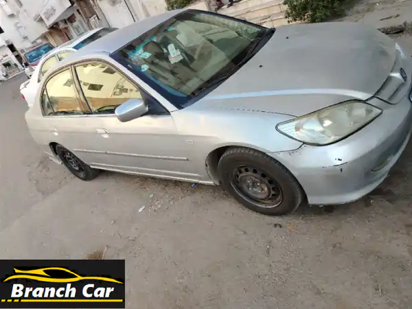 فرصة ذهبية: هوندا سيفيك 2005 أوتوماتيك - جاهزة للانطلاق بكامل تجهيزاتها! (فحص واستمارة مجددة)