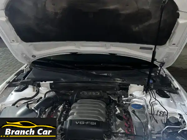 فرصة العمر! أودي A5 2009 خليجي V6 كوبيه بيضاء بسعر مذهل...
