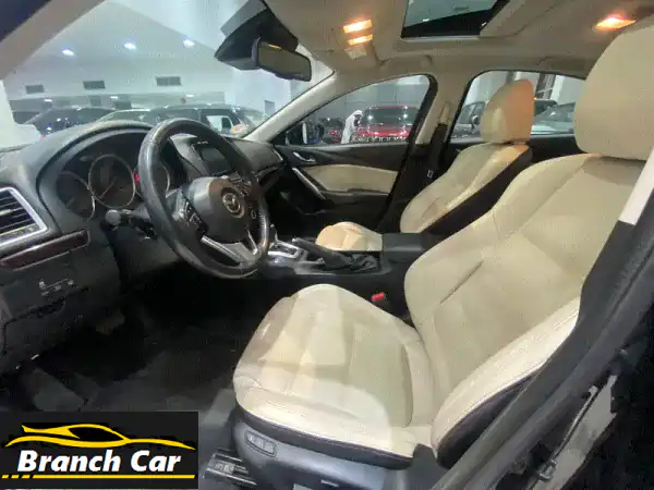 امتلك أناقة الطريق: مازدا 6 موديل 2015 باللون الأسود الملكي | كامل المواصفات وجاهزة للانطلاق!