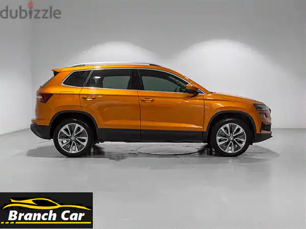 جديدة كلياً بضمان المصنع! سكودا كاروك 2023 ستايل - تسجيل أغسطس 2024 | اللون البرتقالي الجذاب