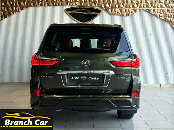 لكزس LX 570 S 2021 أخضر | 42 ألف كم فقط | فخامة وكالة البحرين