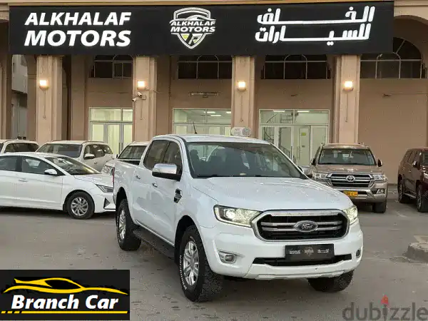 فورد رينجر XLT 2022 أبيض | دفع رباعي ديزل | وكالة عمان...