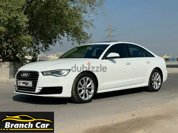 فخامة وأداء: أودي A6 2016 فل كامل للبيع - بيضاء بحالة ممتازة!