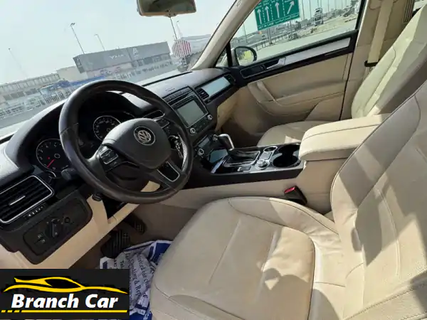 امتلك الفخامة والقوة: فولكس فاجن توارق 2016 ذهبي - تأمين ساري حتى يوليو 2026!