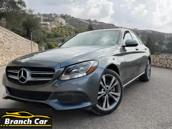 مرسيدس C300 2018 | 4MATIC فاخرة، 50 ألف ميل | أداء وأمان...