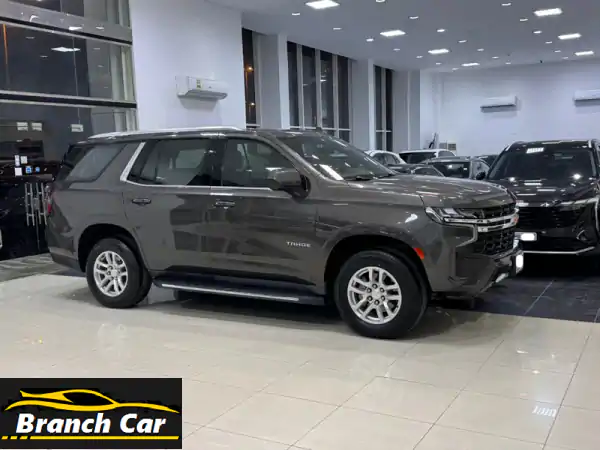 شيفروليه تاهو 2021 (رمادي) للبيع | 8 مقاعد | صيانة وكيل...