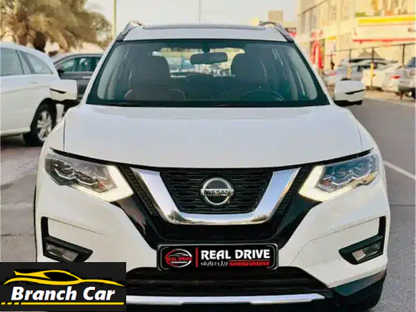 نيسان X-Trail SL 2021 فل كامل | أبيض أنيق | بانوراما، كاميرا...