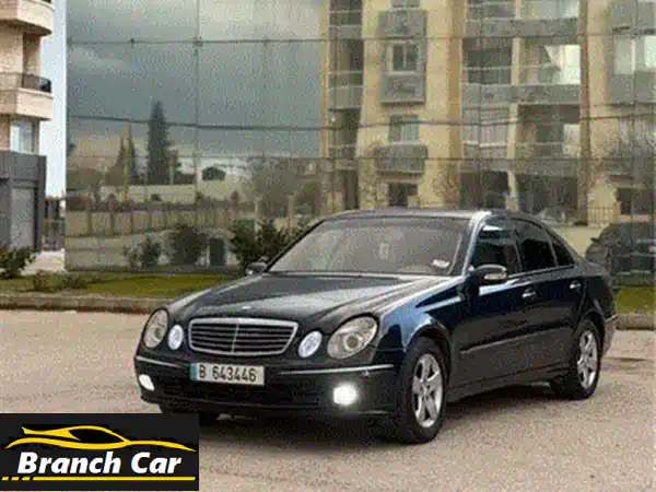 مرسيدس E500 W211 موديل 2003 الأصلي | مظهر 2007 الفاخر | فل أوبشن | بسعر 6000$ قابل للتفاوض!
