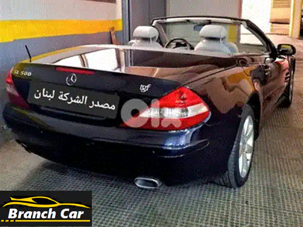 مرسيدس SL 500 2004: أيقونة الفخامة الكشفية بسقف بانورامي - نظافة استثنائية في لبنان