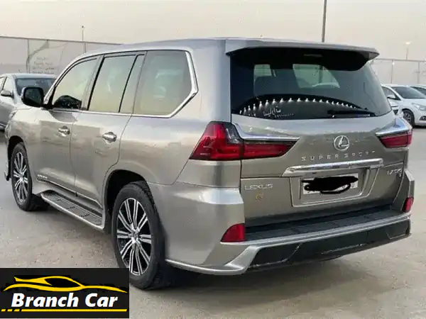 لكزس 2016 فل كامل lx5702016، اللون تيتانيوم من الخارج...