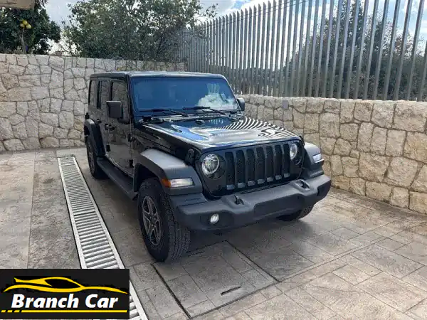 جيب رانجلر 2019 V6 Unlimited Sport الأسود الأسطوري - نظافة...