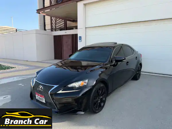 لكزس IS 250 فل أوبشن للبيع | فخامة سوداء وداخلية حمراء مميزة | حالة ممتازة ومواصفات كاملة