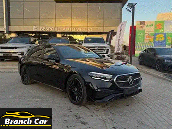 امتلك فخامة المستقبل: مرسيدس E200 (Exclusive) 2025 الجديدة كلياً بمواصفات حصرية!