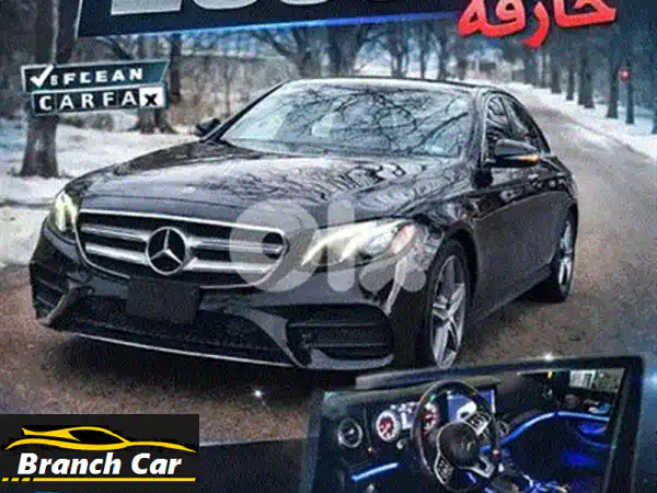 مرسيدس E-Class 2017 كالجديدة - فل كامل AMG أصلي، كارفاكس نظيف!