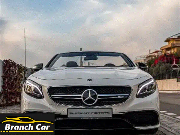 مرسيدس AMG S63 كابريوليه 2017: فخامة وأداء V8 مذهل،...