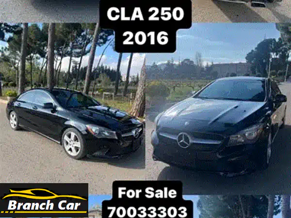 مرسيدس CLA 250 موديل 2016 للبيع: الفخامة والأداء بين...