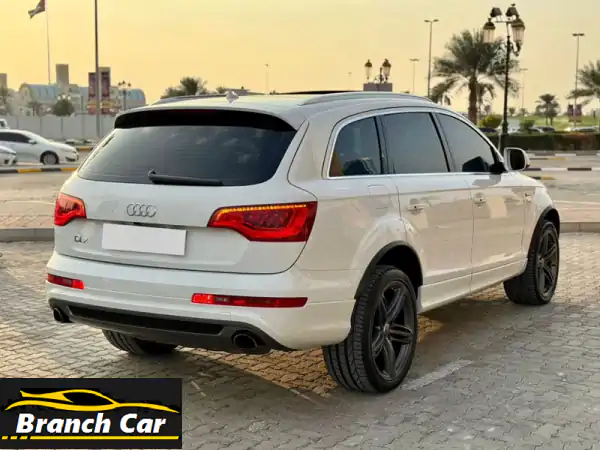 للبيع: أودي Q7 2013 S LINE سوبر تشارج – فخامة 7 مقاعد، دفع رباعي، مواصفات خليجية، بحالة ممتازة!