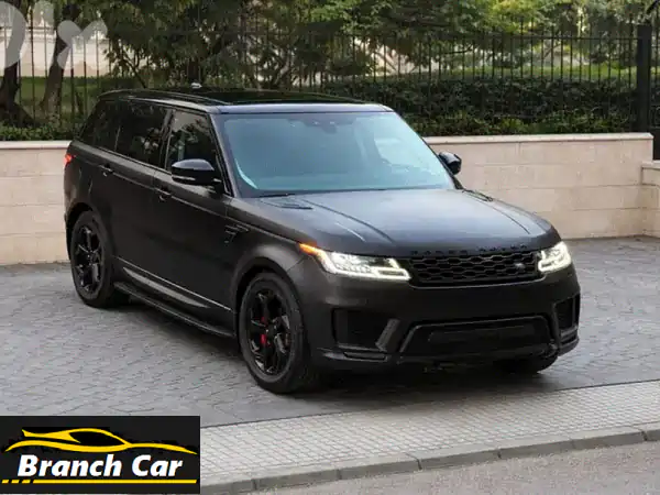 رانج روفر سبورت 2019 HSE Dynamic سوبر تشارج – أسود مطفي فريد...