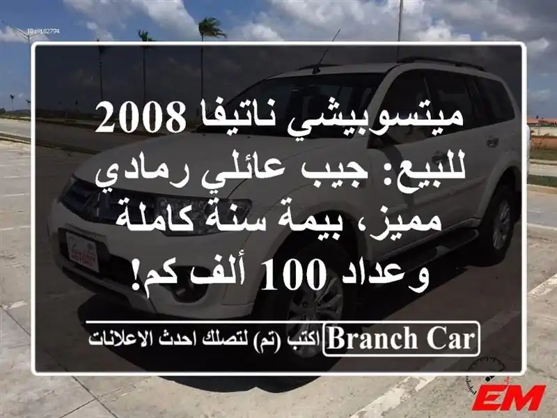 ميتسوبيشي ناتيفا 2008 للبيع: جيب عائلي رمادي مميز،...