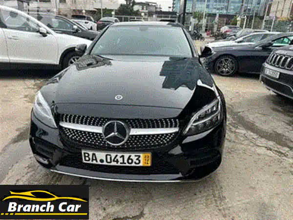 مرسيدس C300 2018 AMG: فخامة كاليفورنيا - أبيض وأحمر كأنها جديدة!