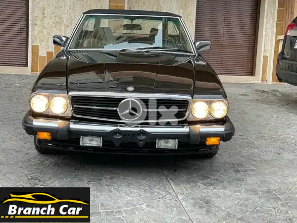 مرسيدس SL 560 كشف 1988 الأيقونية | أسود بفرش بيج سبور |...