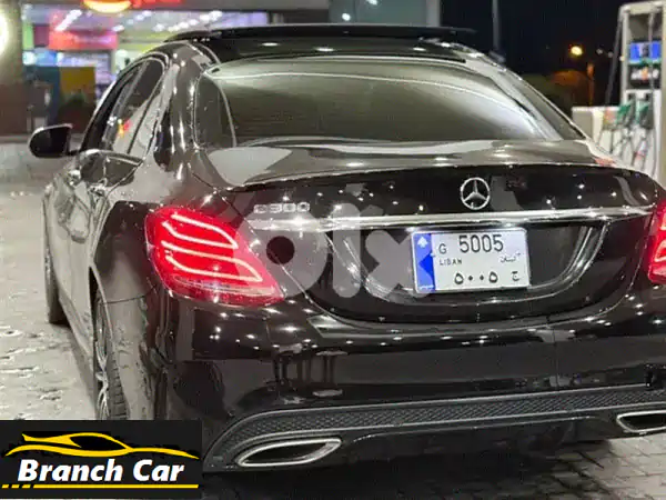 مرسيدس C300 AMG 2017 | 29 ألف كم فقط | 4 سلندر تيربو | فل...