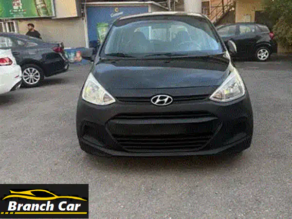 هيونداي جراند i10 2018 سوداء | مواصفات كاملة، بحالة المصنع وسعر استثنائي!