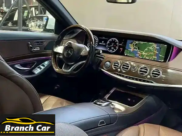 مرسيدس S400 2016 للبيع: قمة الفخامة (أبيض/جملي) –...