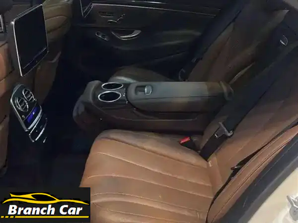 مرسيدس S400 2016 للبيع: قمة الفخامة (أبيض/جملي) – مواصفات كاملة، عداد 126 ألف كم، سعر 60 ألف!