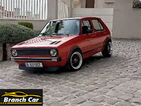 فولكس فاجن جولف MK1 GLS 1977 معدلة بالكامل - تحفة...