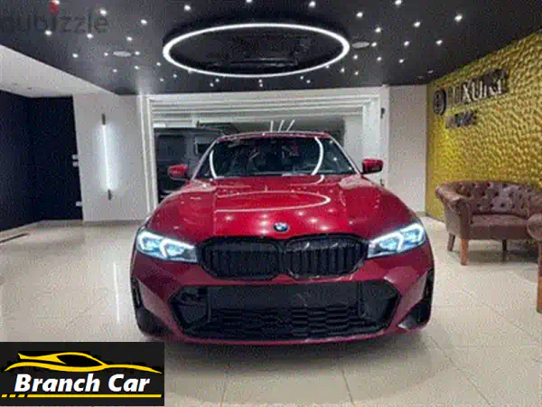 بي إم دبليو 320i M Sport 2024 للبيع | فخامة سوداء بأداء رياضي (17 ألف كم)