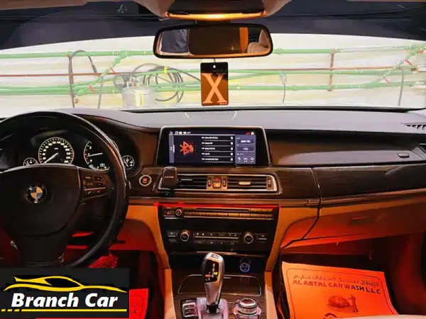 فرصة ذهبية: بي إم دبليو 730i موديل 2014 خليجي - أبيض نظيف بالكامل وسعر مميز!