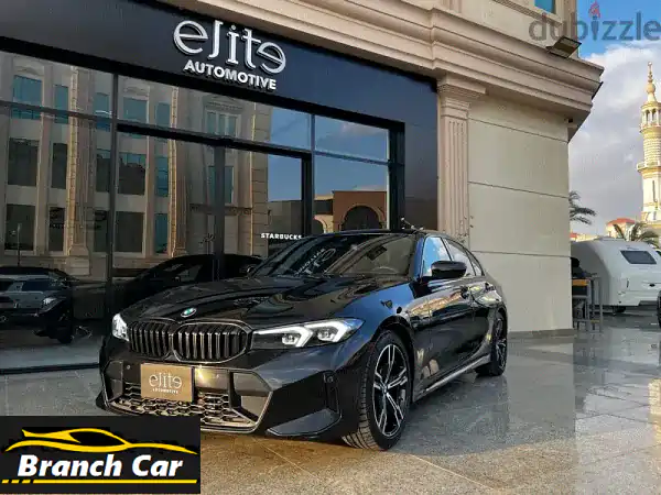 بي إم دبليو 320i M Sport 2024 للبيع | فخامة سوداء بأداء رياضي...