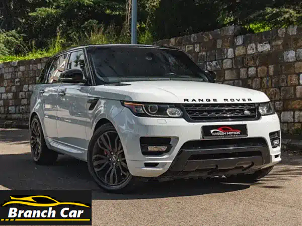 رانج روفر سبورت 2016 V6 HST Autobiography | أبيض بأسود |...