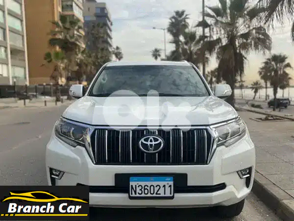 تويوتا برادو 2019 للبيع: أبيض/بيج فخم | 90 ألف كم |...
