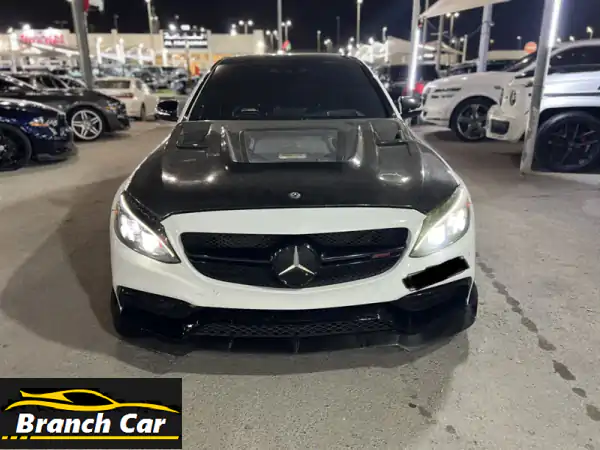 مرسيدس c63 amg موديل 2015، فل كامل مع بانوراما،...