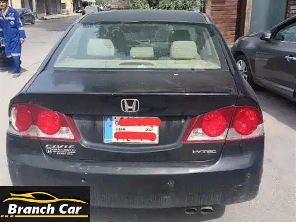 هوندا سيفيك 2008 سوداء للبيع: رفيقك الموثوق على الطريق!...
