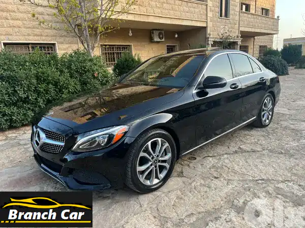 مرسيدس C300 2018 أسود × أسود | فخامة نظيفة جداً |...